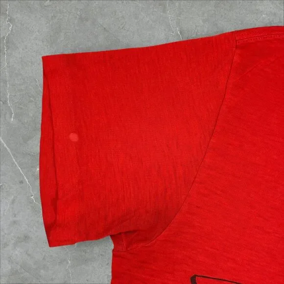 Vintage Original 1980’s Air Jordan Wings Logo Chicago Red Nike Blue Tag Shirt -M - Picture 6 of 8